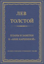 Полное собрание сочинений. Том 20. Планы и заметки к «Анне Карениной»